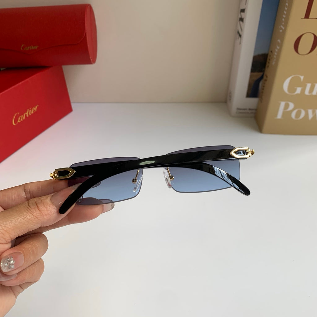 Cartier Fashion Silver Lens Sunglasses for Men & Women - 358520 - detail image 6