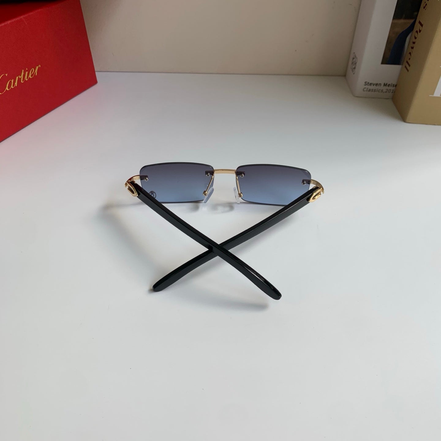Cartier Fashion Silver Lens Sunglasses for Men & Women - 449470 - detail image 8