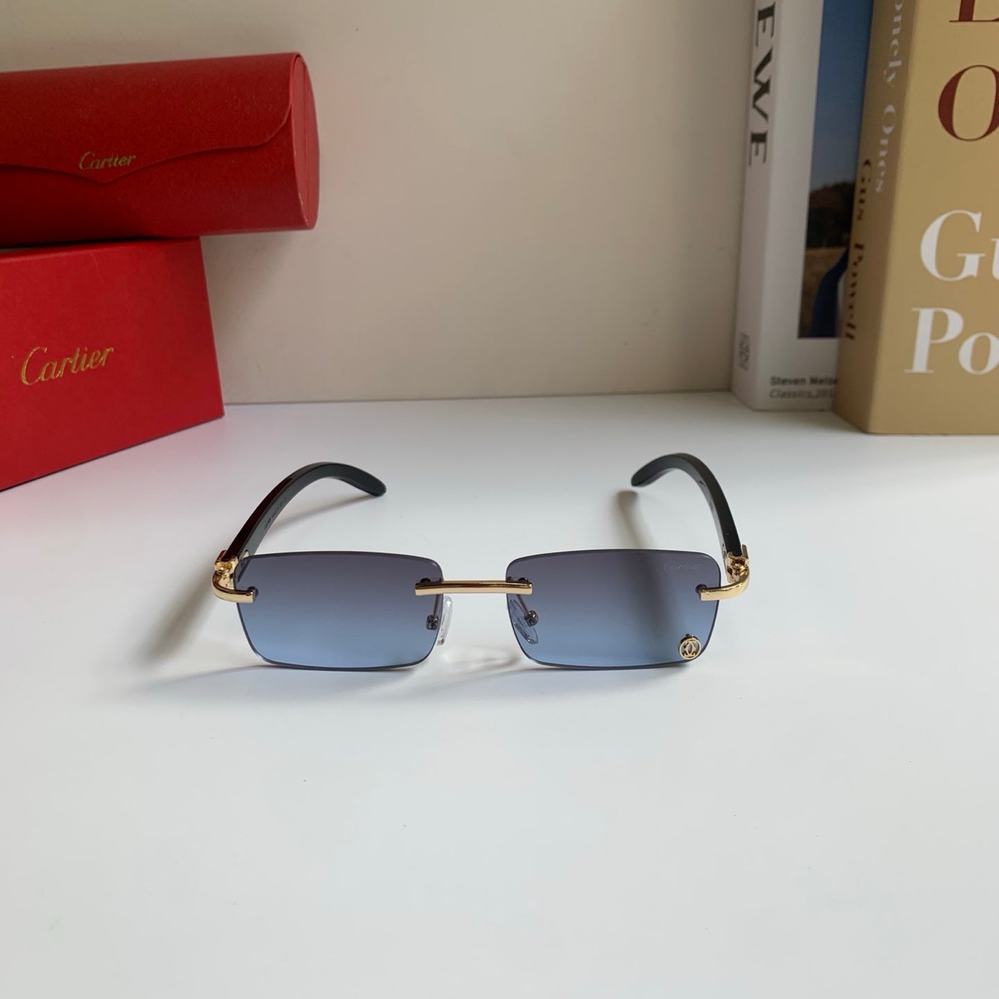 Cartier Fashion Silver Lens Sunglasses for Men & Women - 358520 - detail image 3