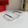 Cartier Fashion Silver Lens Sunglasses for Men & Women - 358521