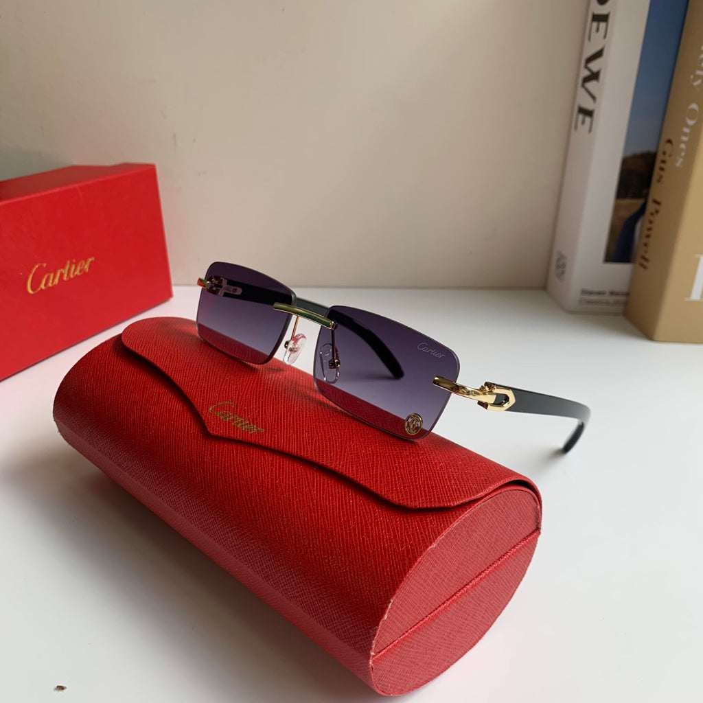Cartier Fashion Silver Lens Sunglasses for Men & Women - 358522 - detail image 4