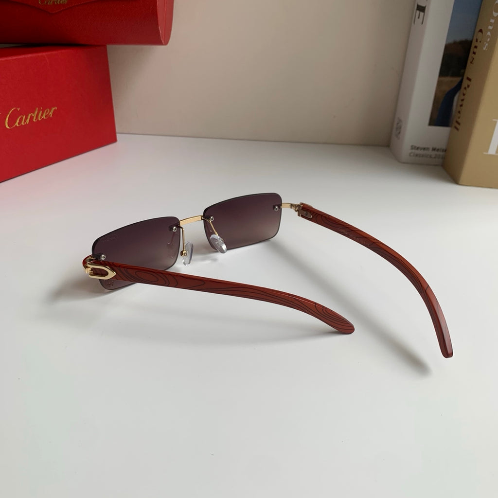 Cartier Fashion Silver Lens Sunglasses for Men & Women - 358523 - detail image 6