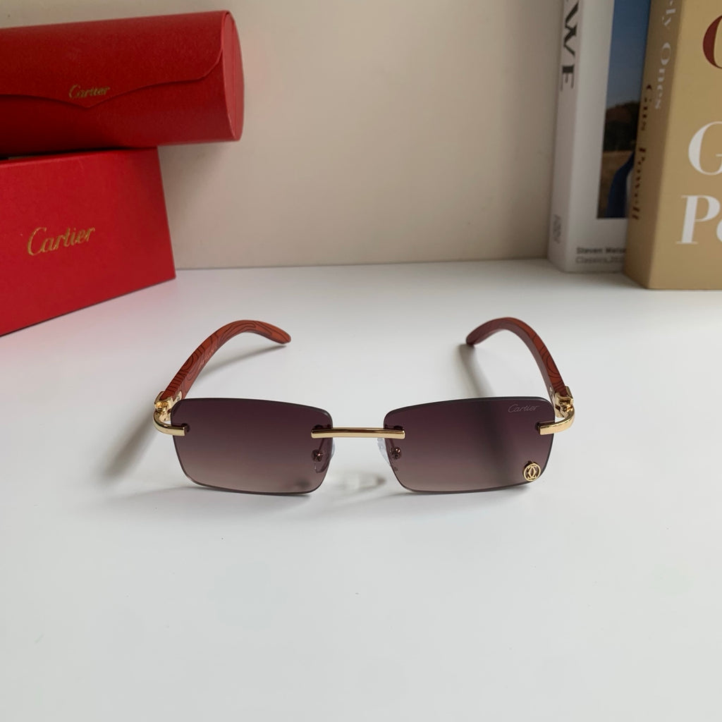 Cartier Fashion Silver Lens Sunglasses for Men & Women - 358523 - detail image 5