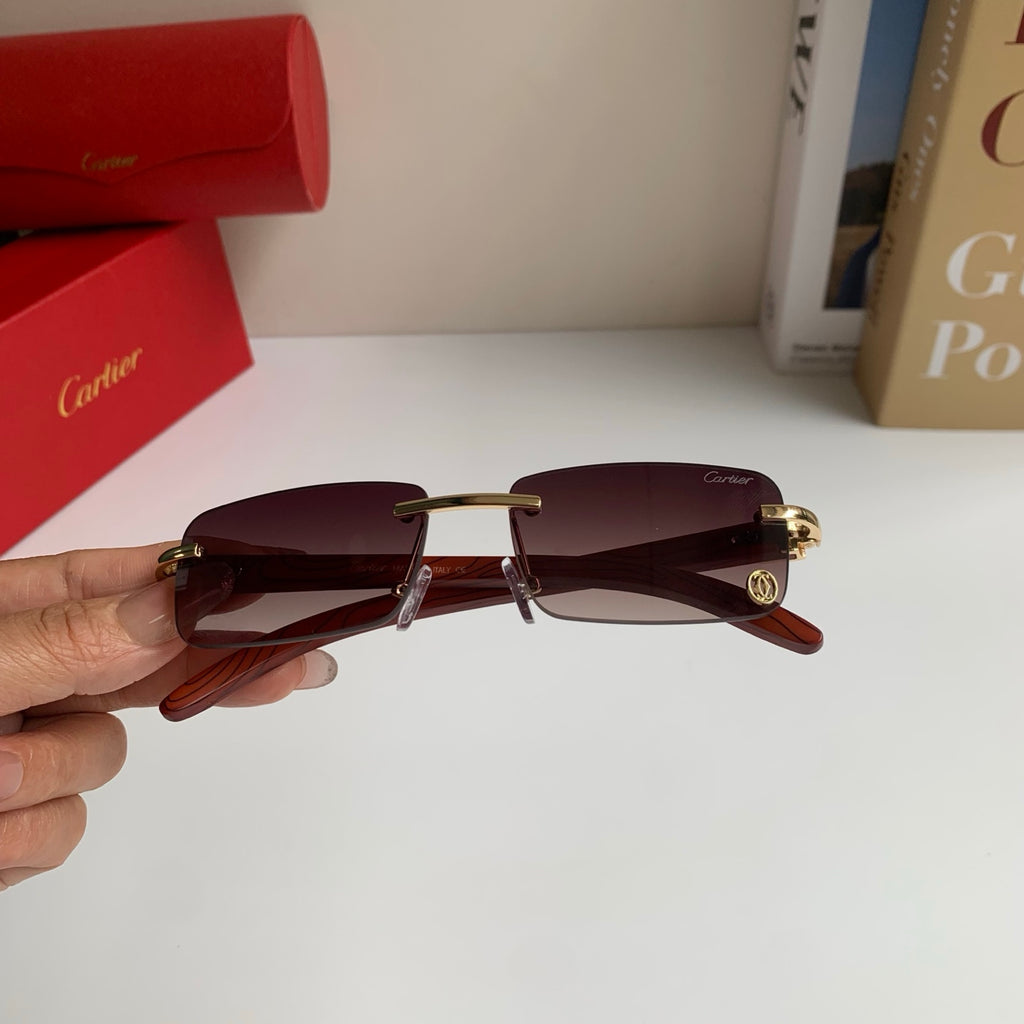 Cartier Fashion Silver Lens Sunglasses for Men & Women - 358523 - detail image 3