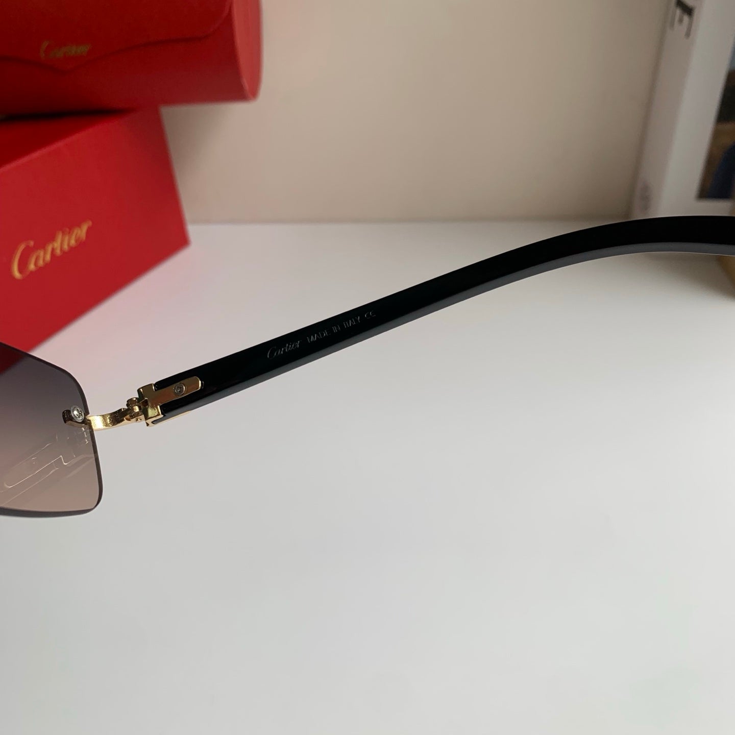 Cartier Fashion Silver Lens Sunglasses for Men & Women - 449474 - detail image 6