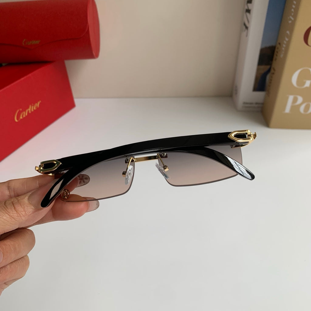 Cartier Fashion Silver Lens Sunglasses for Men & Women - 358524 - detail image 7