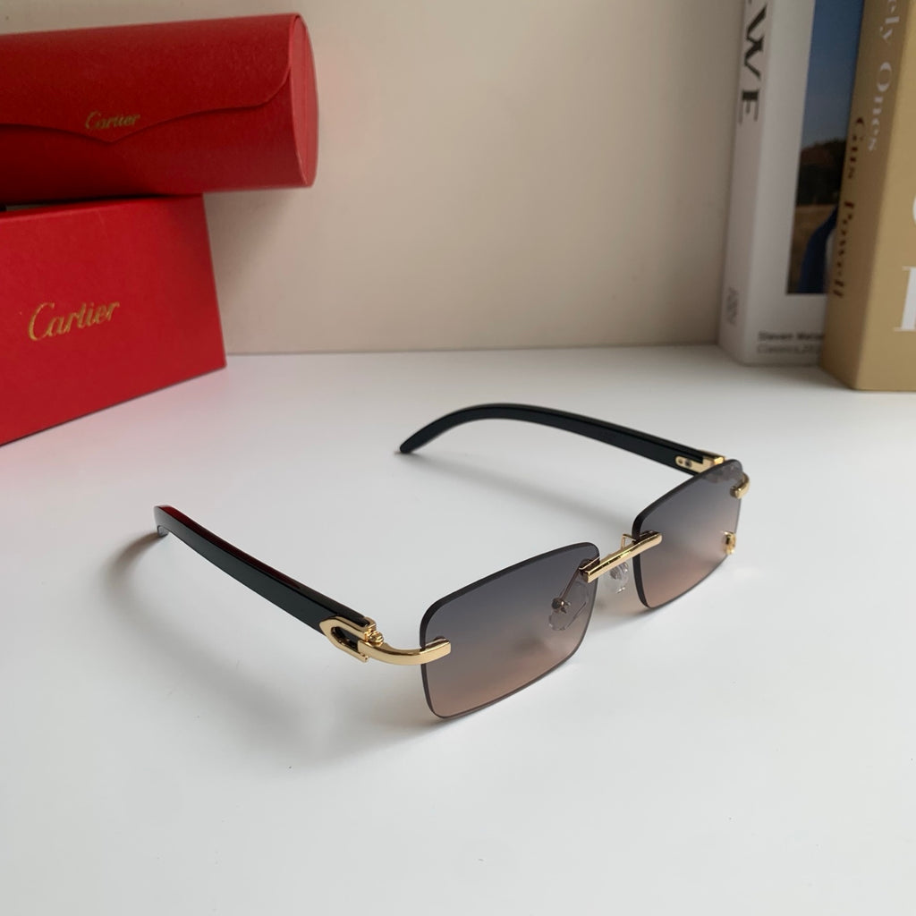 Cartier Fashion Silver Lens Sunglasses for Men & Women - 358524