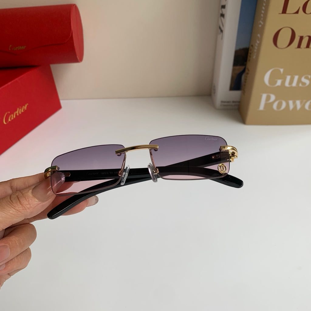 Cartier Fashion Silver Lens Sunglasses for Men & Women - 358525 - detail image 4