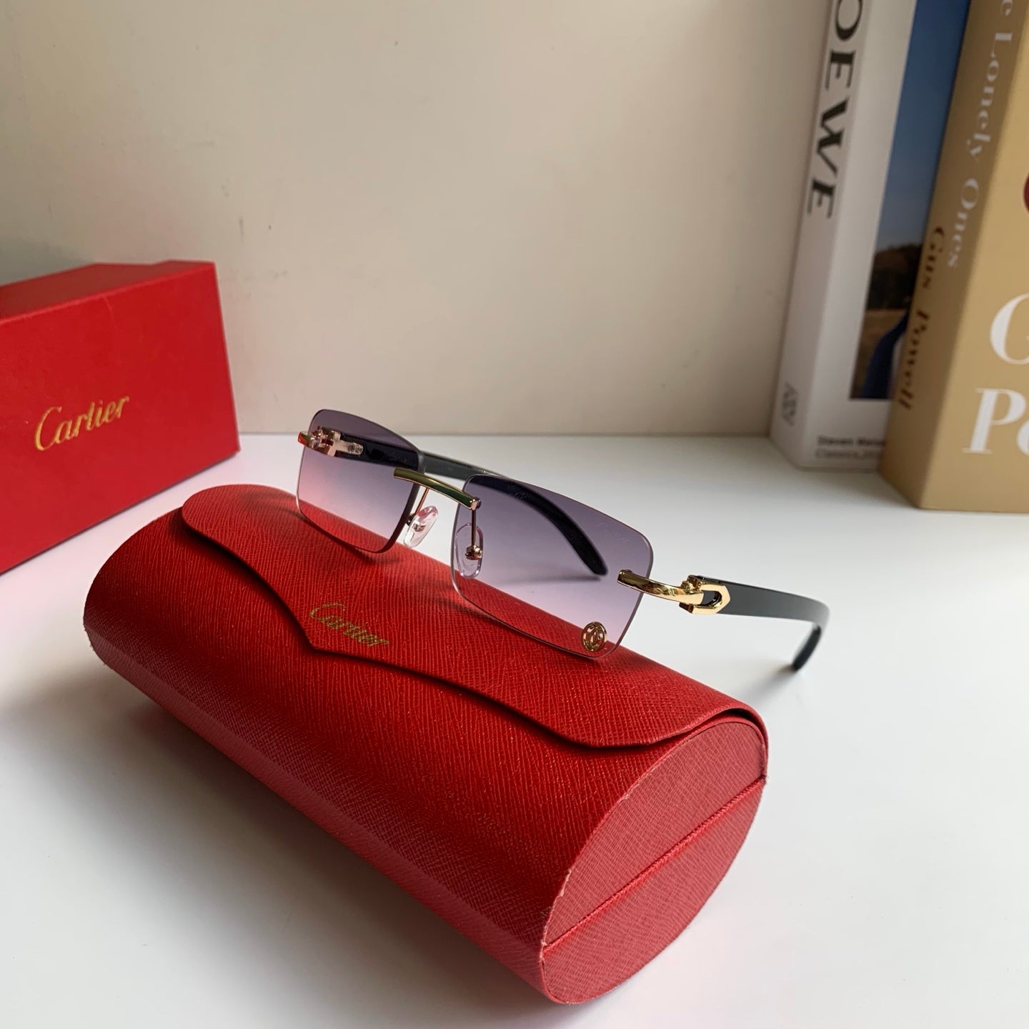 Cartier Fashion Silver Lens Sunglasses for Men & Women - 358525 - detail image 5