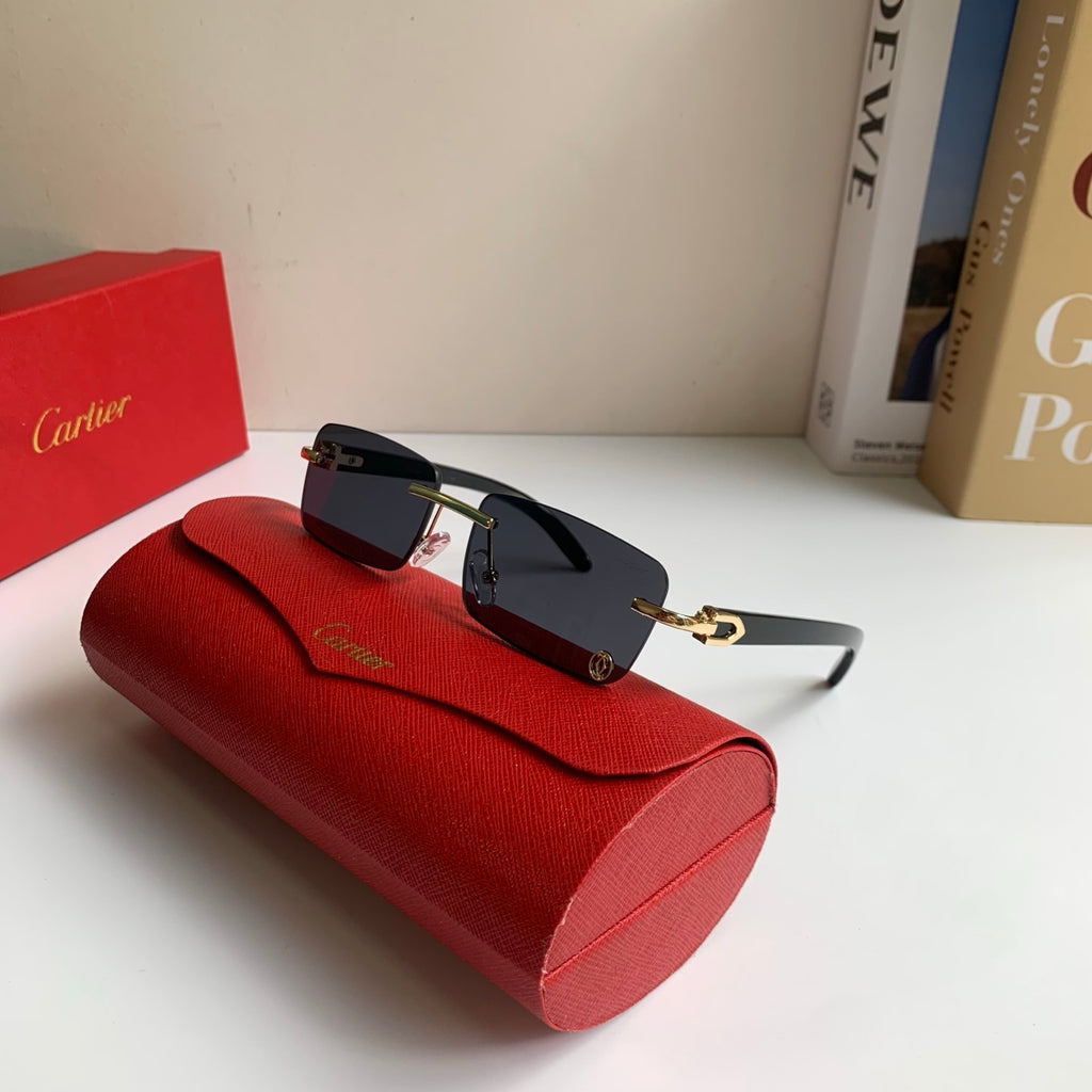 Cartier Fashion Silver Lens Sunglasses for Men & Women - 358526 - detail image 4