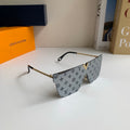 Louis Vuitton Square Silver Lens Sunglasses for Men & Women - 371375