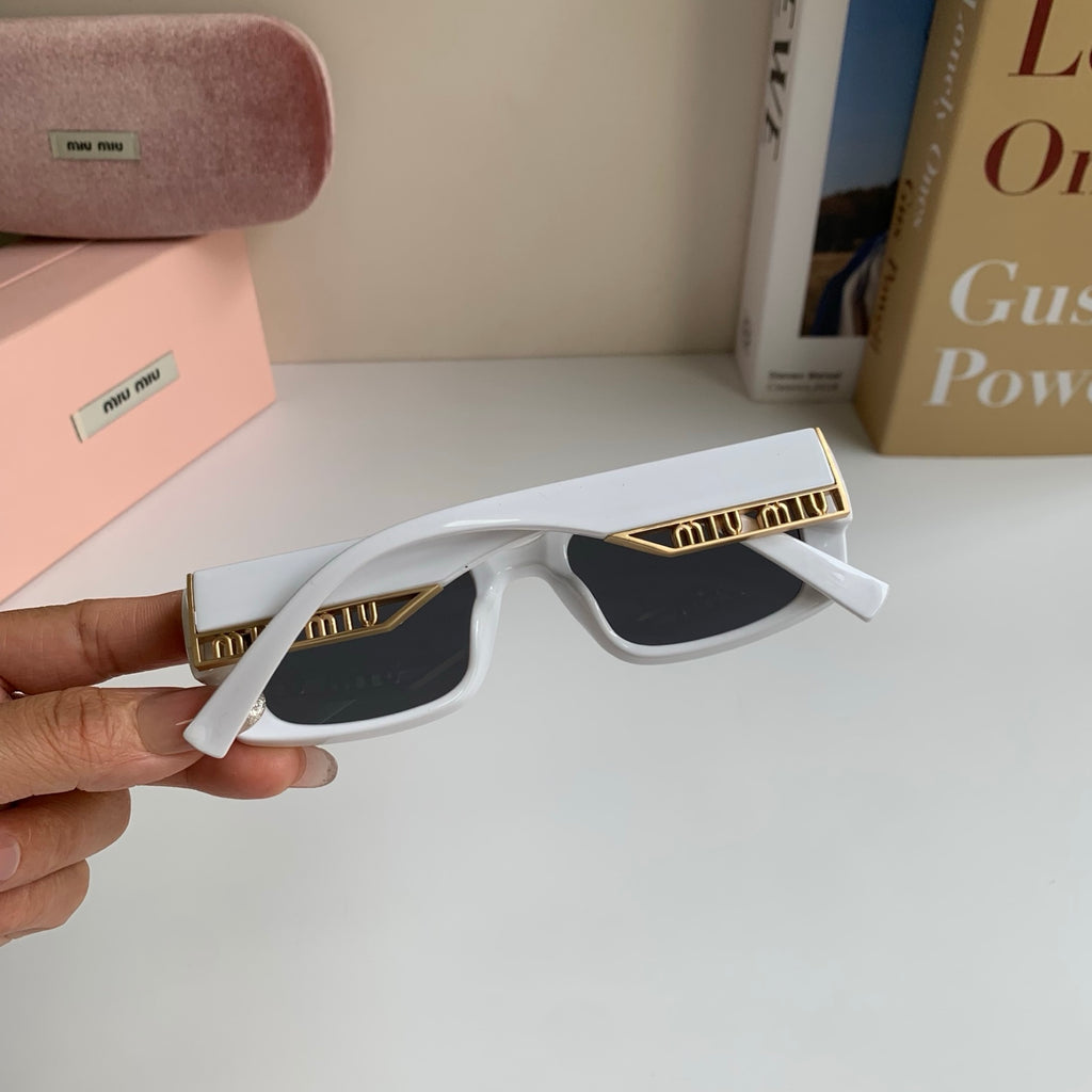 Miu Miu Square Silver Lens Sunglasses for Men & Women - 372429 - detail image 9