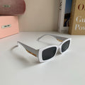 Miu Miu Square Silver Lens Sunglasses for Men & Women - 372429