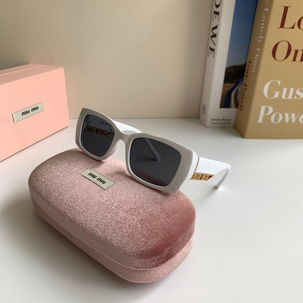 Miu Miu Square Silver Lens Sunglasses for Men & Women - 372429 - detail image 4