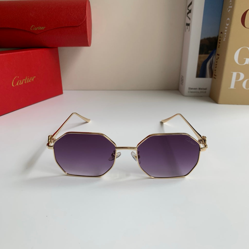 Cartier Metal Fashion Silver Lens Sunglasses for Men & Women - 372211 - detail image 5