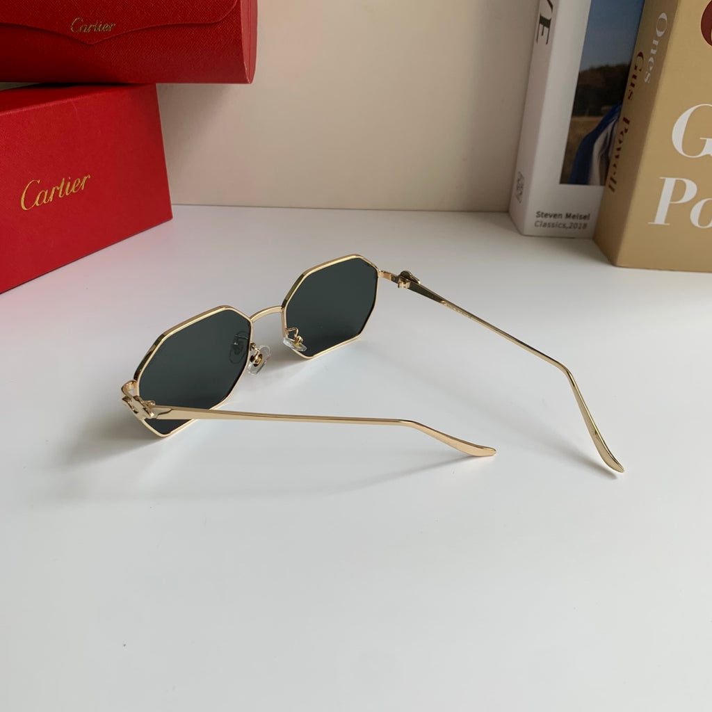 Cartier Metal Fashion Silver Lens Sunglasses for Men & Women - 372212 - detail image 8