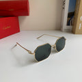 Cartier Metal Fashion Silver Lens Sunglasses for Men & Women - 372212