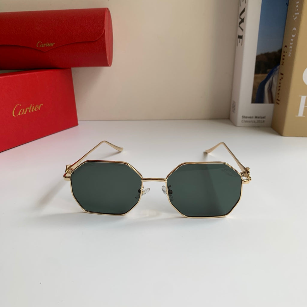 Cartier Metal Fashion Silver Lens Sunglasses for Men & Women - 372212 - detail image 3