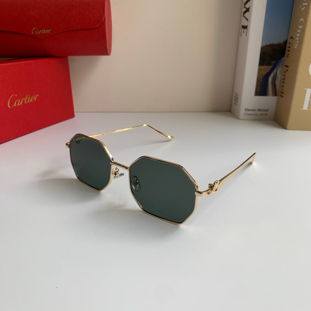 Cartier Metal Fashion Silver Lens Sunglasses for Men & Women - 372212 - detail image 2