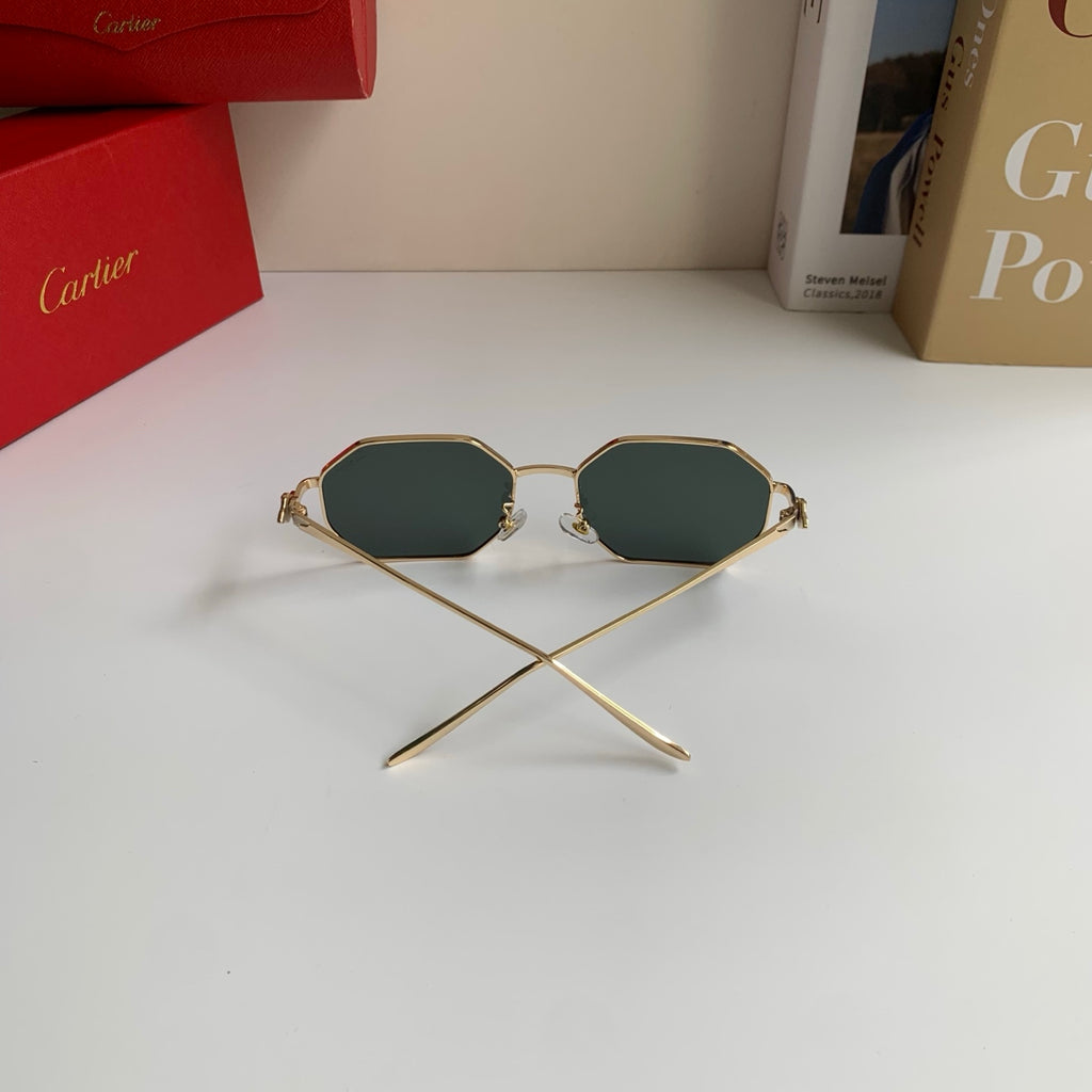 Cartier Metal Fashion Silver Lens Sunglasses for Men & Women - 372212 - detail image 6