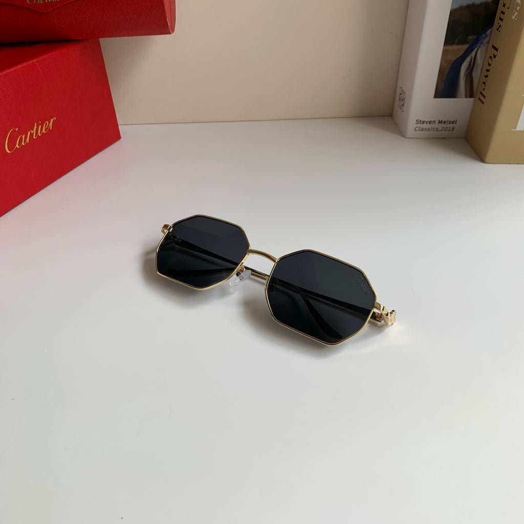 Cartier Metal Fashion Silver Lens Sunglasses for Men & Women - 465826 - detail image 3