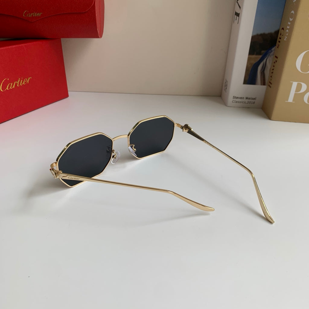 Cartier Metal Fashion Silver Lens Sunglasses for Men & Women - 372214 - detail image 7