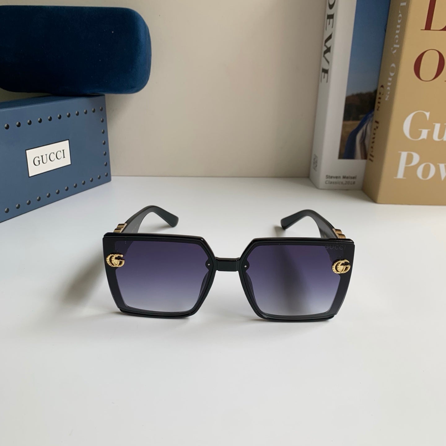 Gucci Square Silver Lens Sunglasses for Men & Women - 371479 - detail image 3