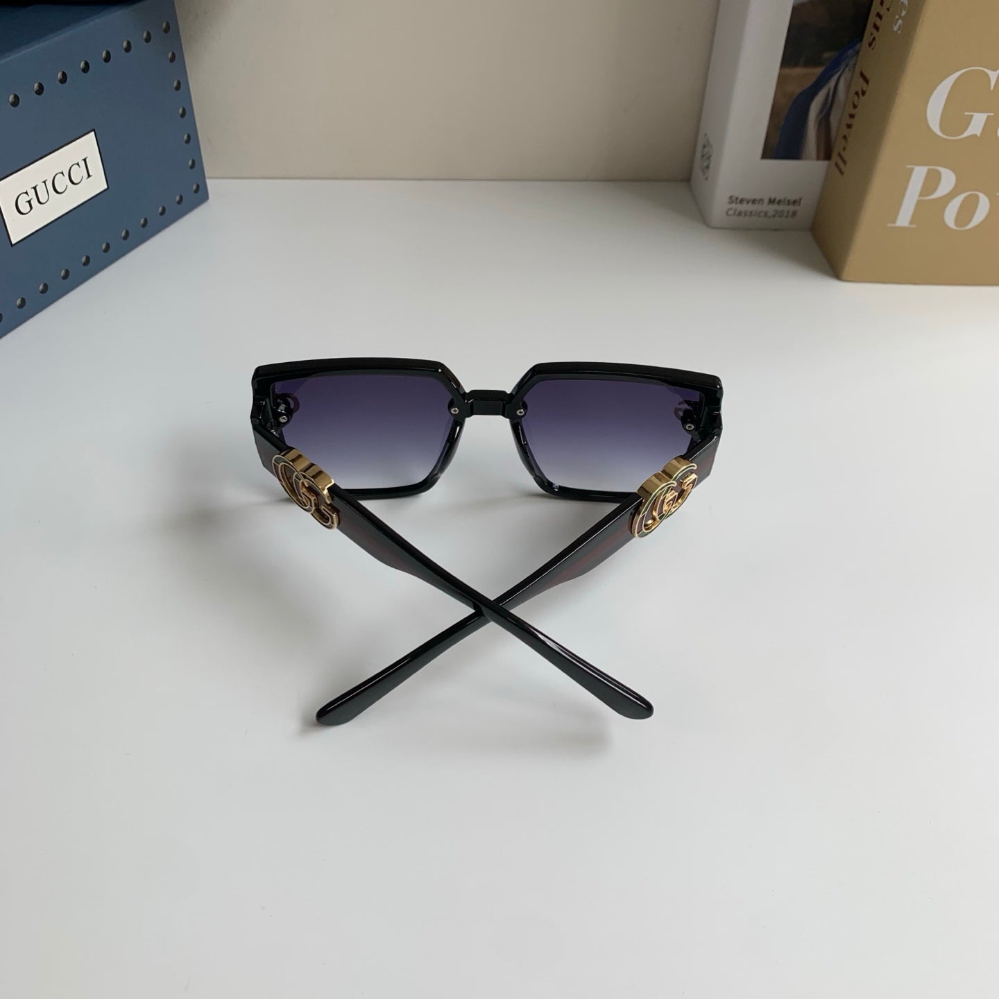 Gucci Square Silver Lens Sunglasses for Men & Women - 371479 - detail image 8