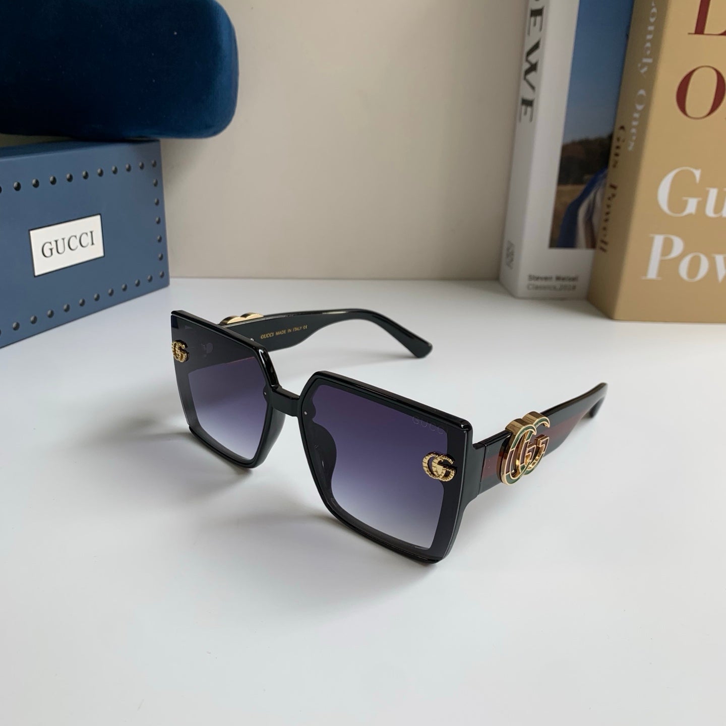 Gucci Square Silver Lens Sunglasses for Men & Women - 371479 - detail image 2