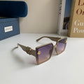 Gucci Square Silver Lens Sunglasses for Men & Women - 371480