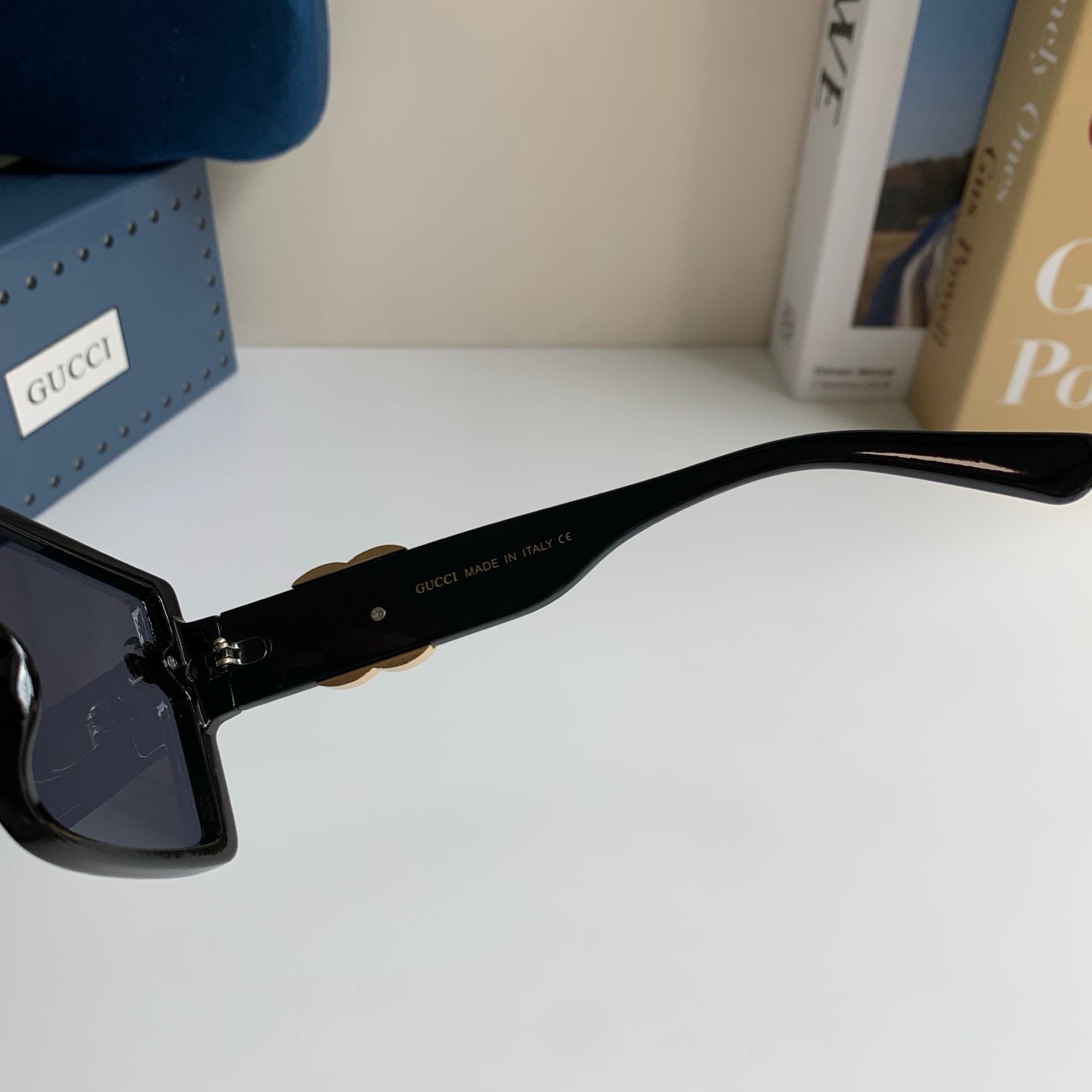 Gucci Square Black Lens Sunglasses for Men & Women - 371481 - detail image 8
