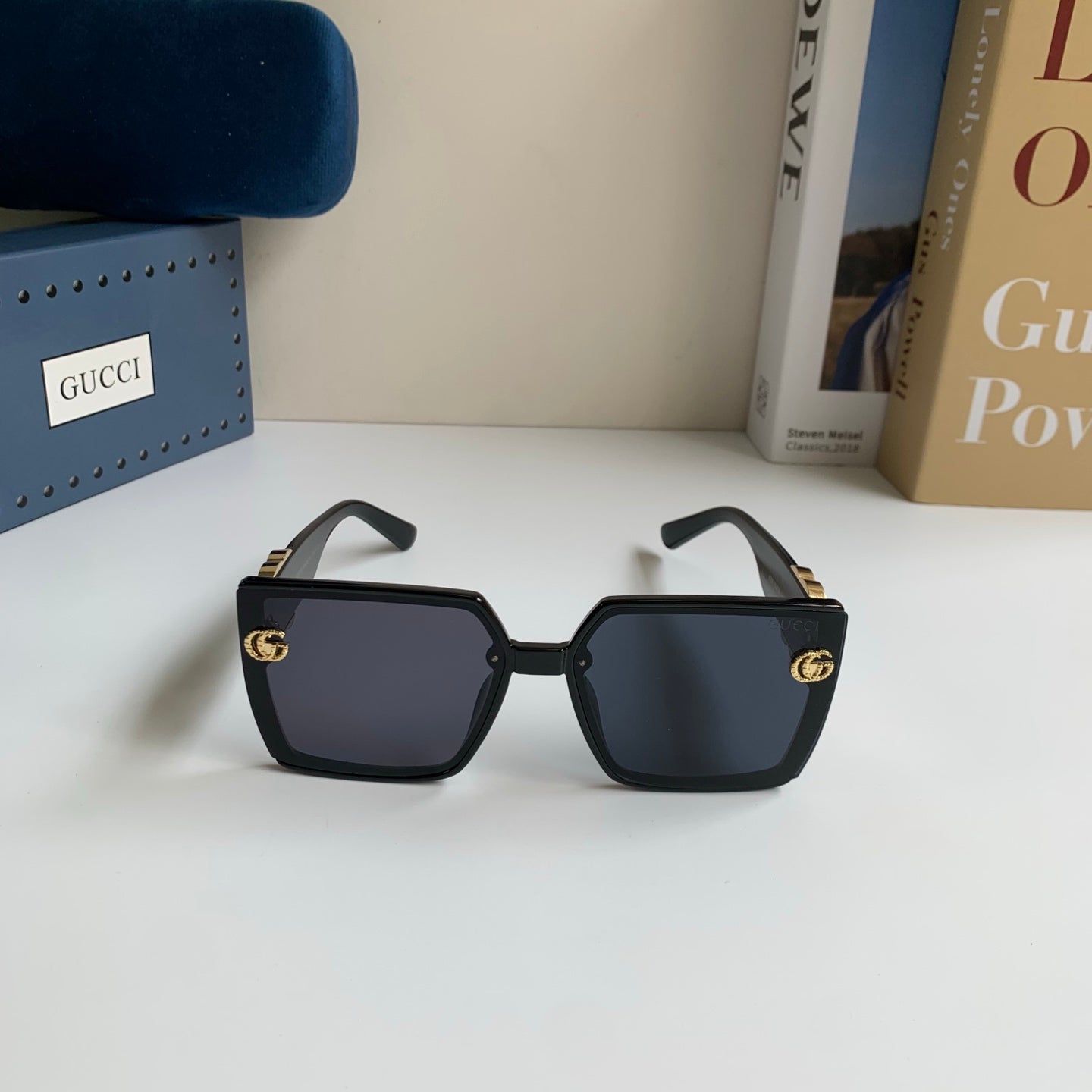 Gucci Square Black Lens Sunglasses for Men & Women - 371481 - detail image 3