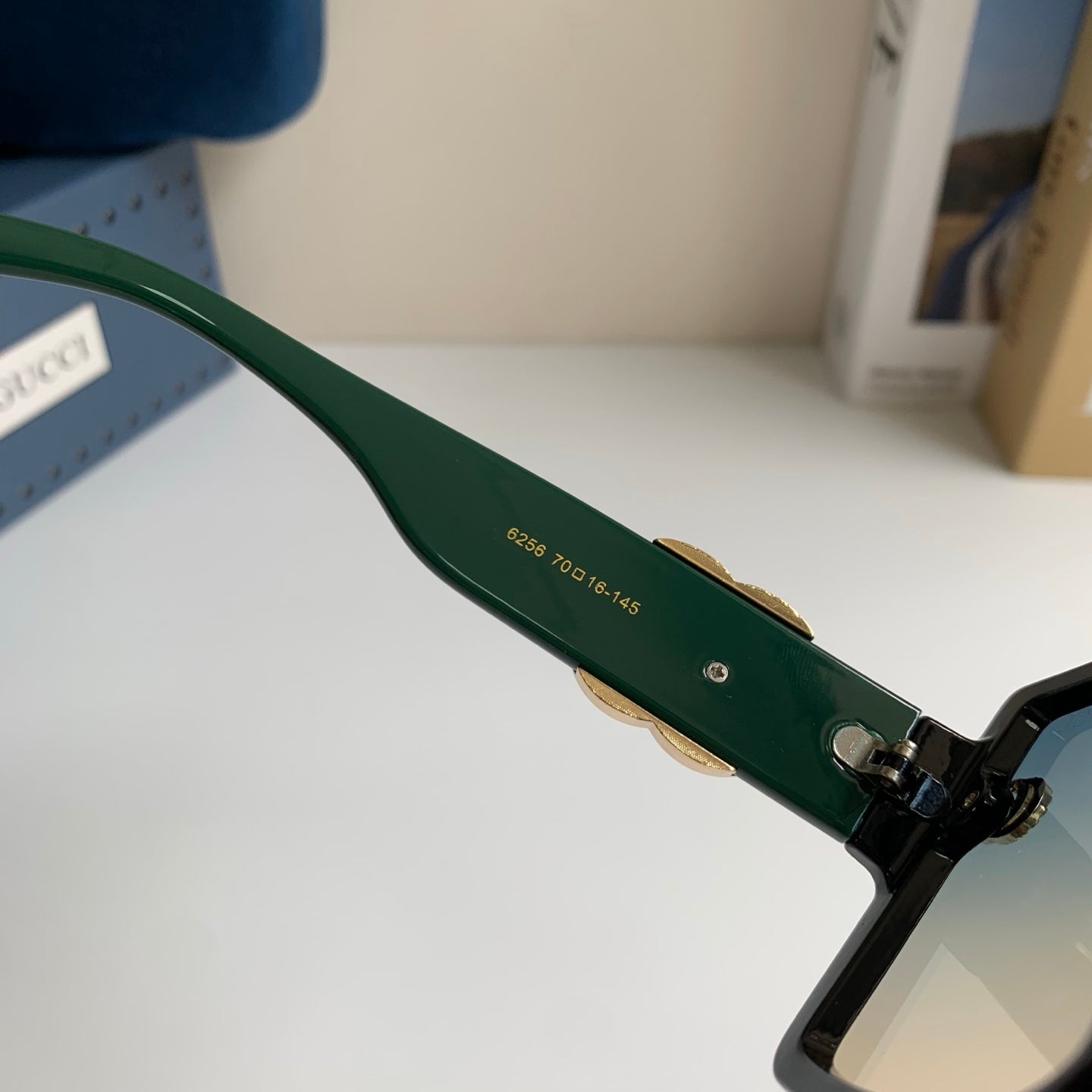 Gucci Square Silver Lens Sunglasses for Men & Women - 371482 - detail image 6