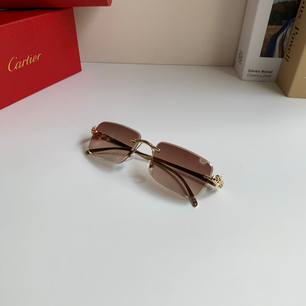 Cartier Square Silver Lens Sunglasses for Men & Women - 382851 - detail image 4