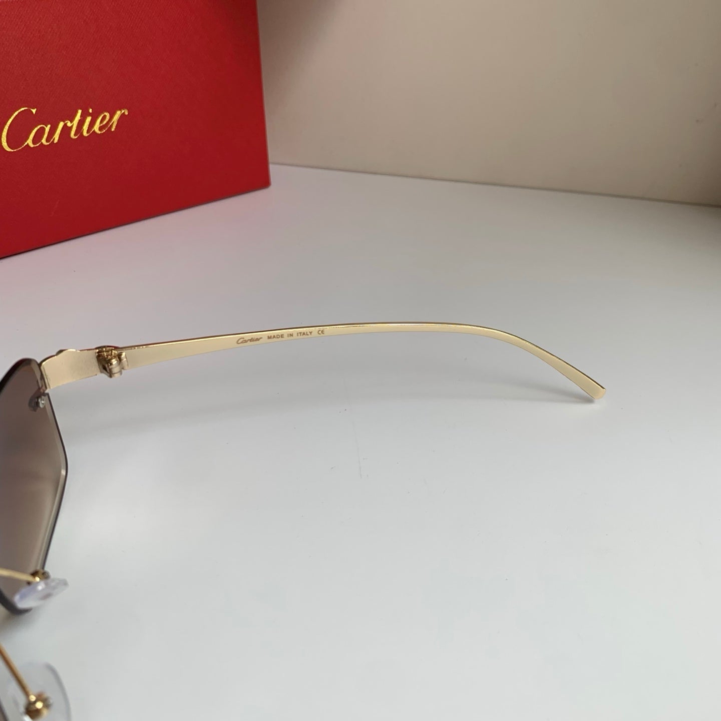 Cartier Square Silver Lens Sunglasses for Men & Women - 382851 - detail image 6