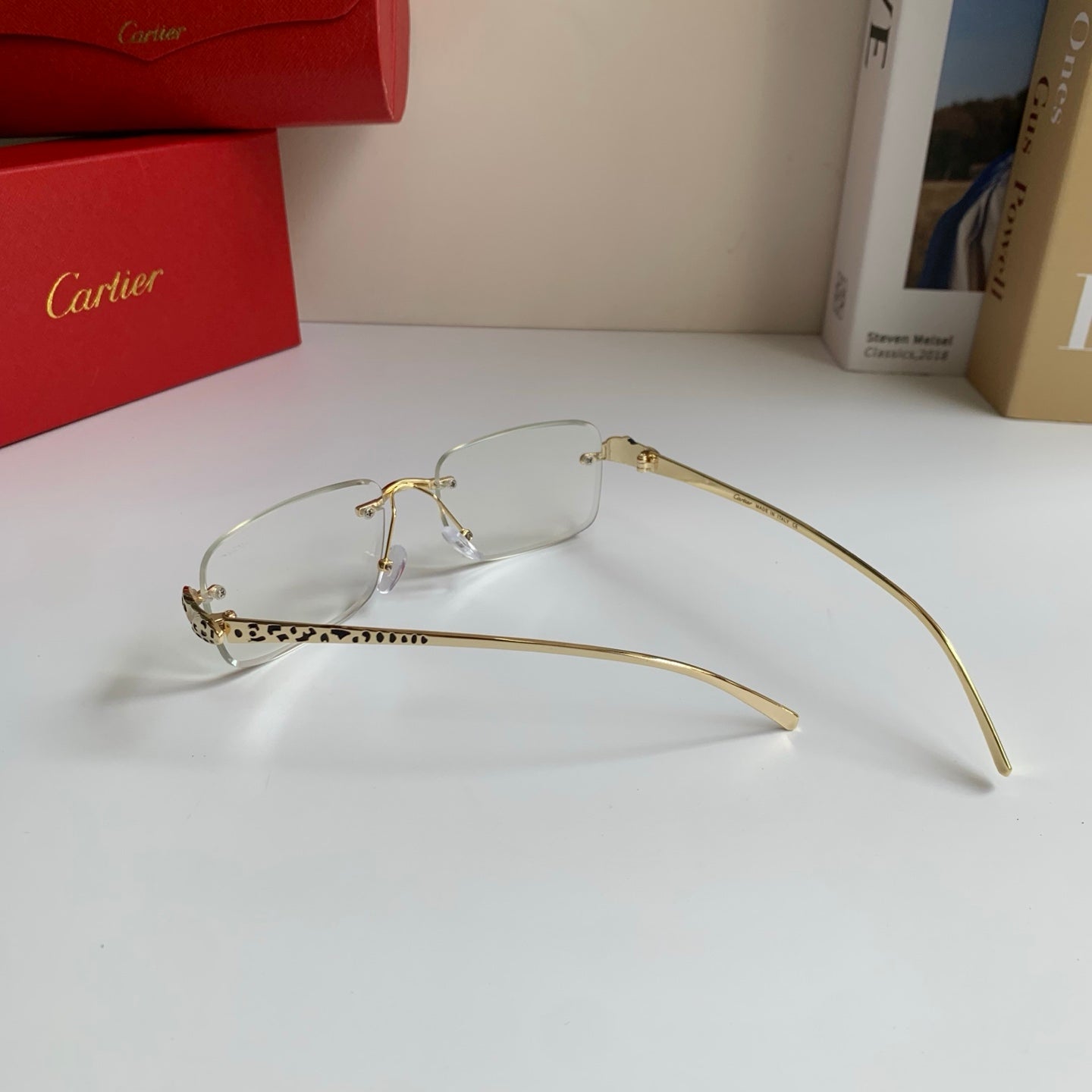 Cartier Square Silver Lens Sunglasses for Men & Women - 382852 - detail image 6