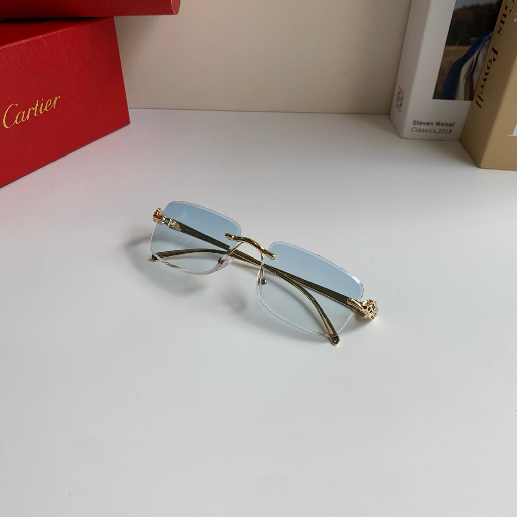 Cartier Square Silver Lens Sunglasses for Men & Women - 382853 - detail image 3