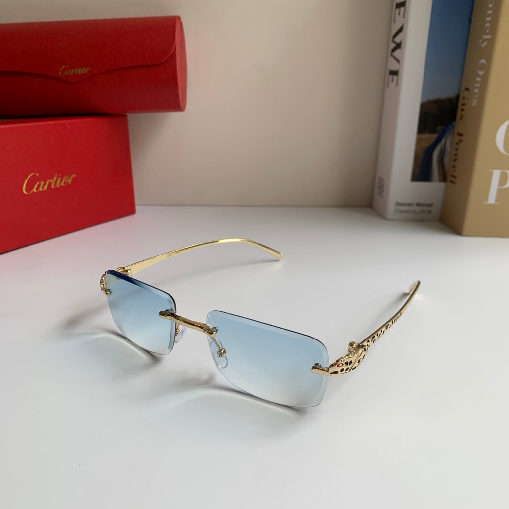 Cartier Square Silver Lens Sunglasses for Men & Women - 382853 - detail image 2