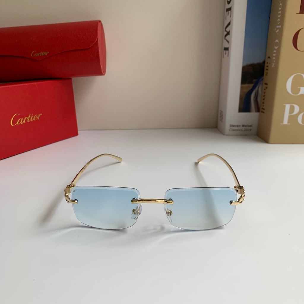 Cartier Square Silver Lens Sunglasses for Men & Women - 382853 - detail image 5
