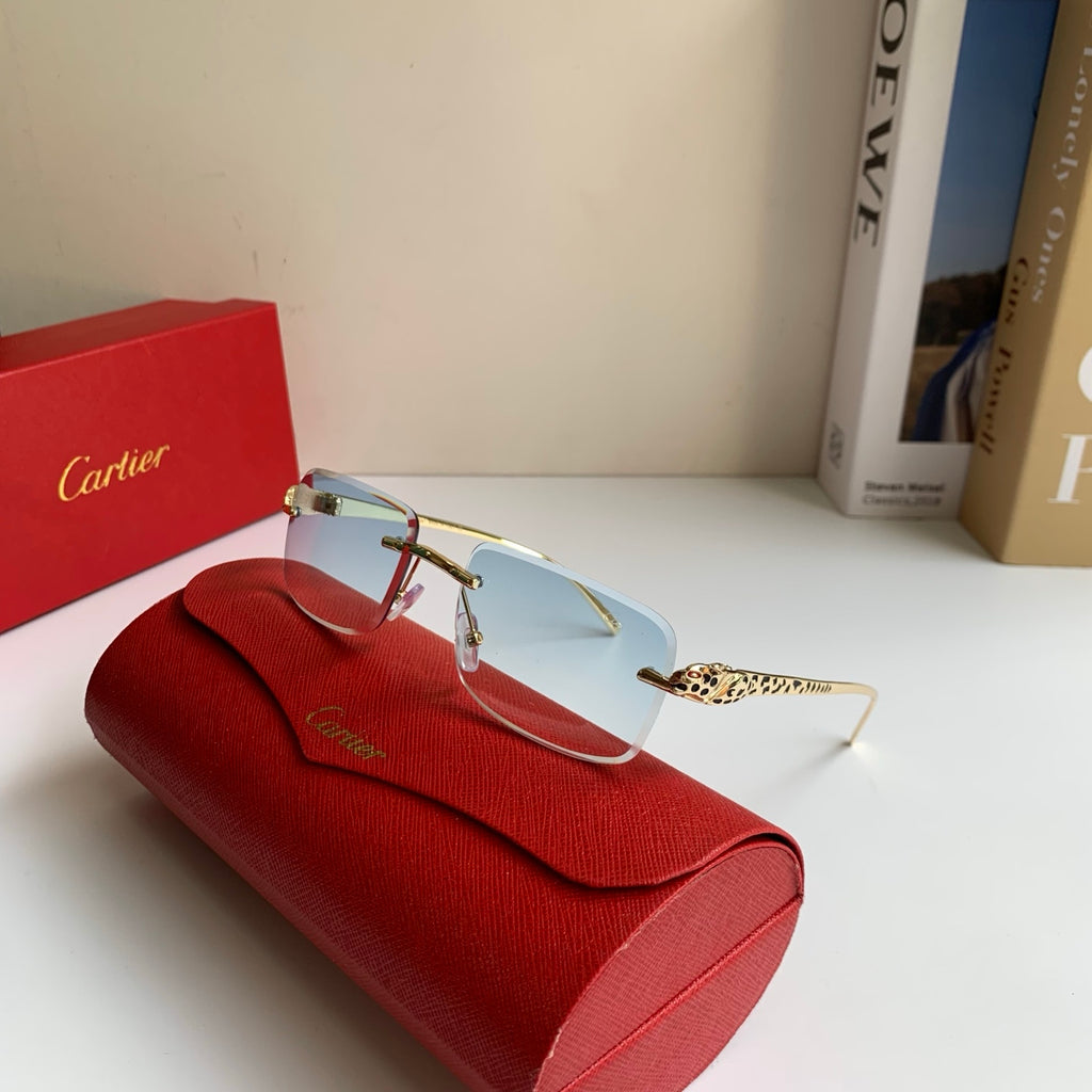 Cartier Square Silver Lens Sunglasses for Men & Women - 382853 - detail image 4