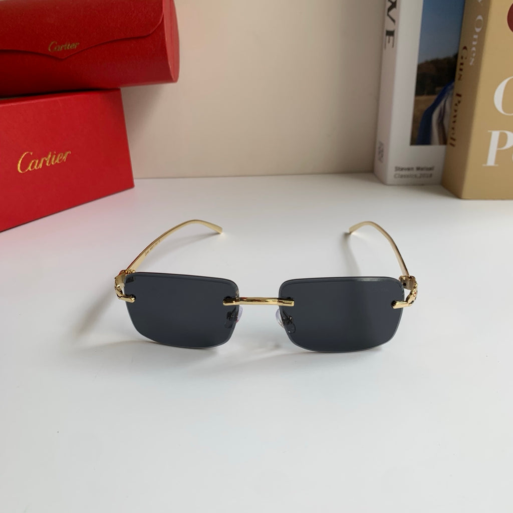 Cartier Square Silver Lens Sunglasses for Men & Women - 382854 - detail image 5