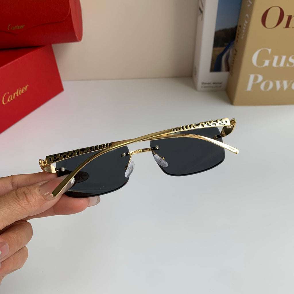 Cartier Square Silver Lens Sunglasses for Men & Women - 382854 - detail image 8
