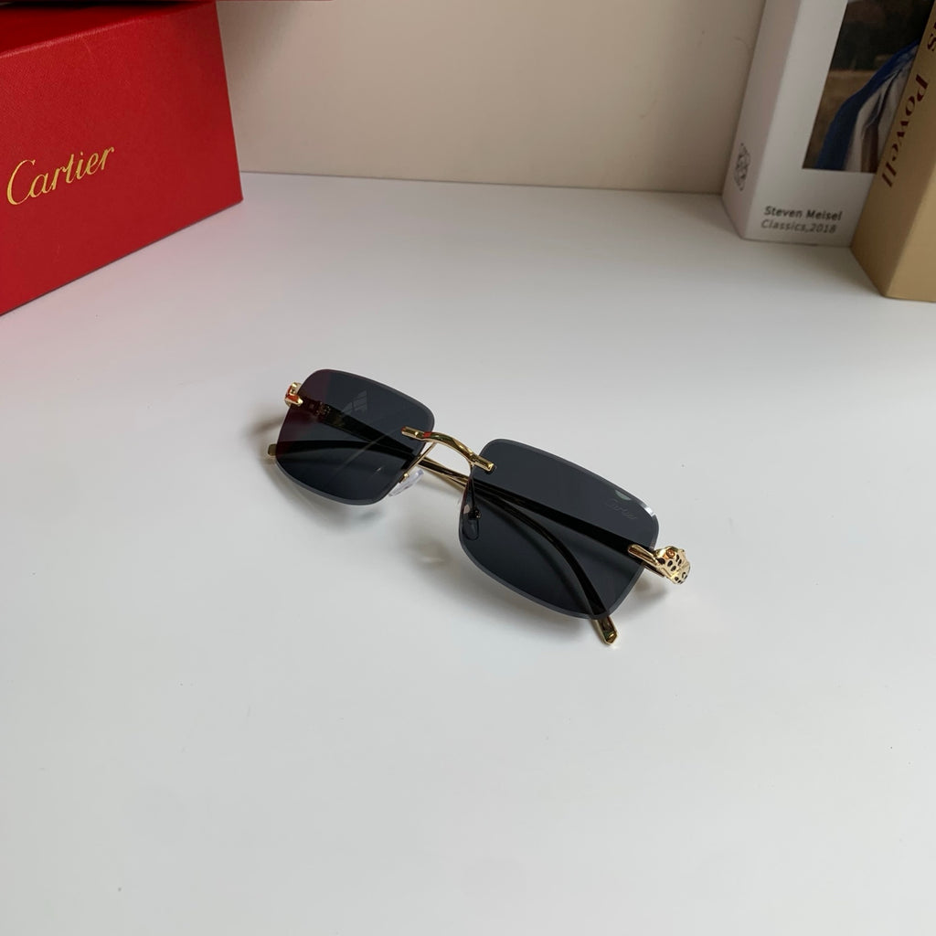 Cartier Square Silver Lens Sunglasses for Men & Women - 382854 - detail image 3