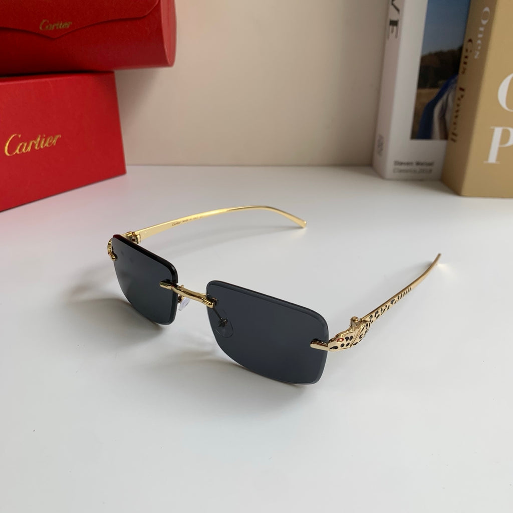 Cartier Square Silver Lens Sunglasses for Men & Women - 382854 - detail image 2
