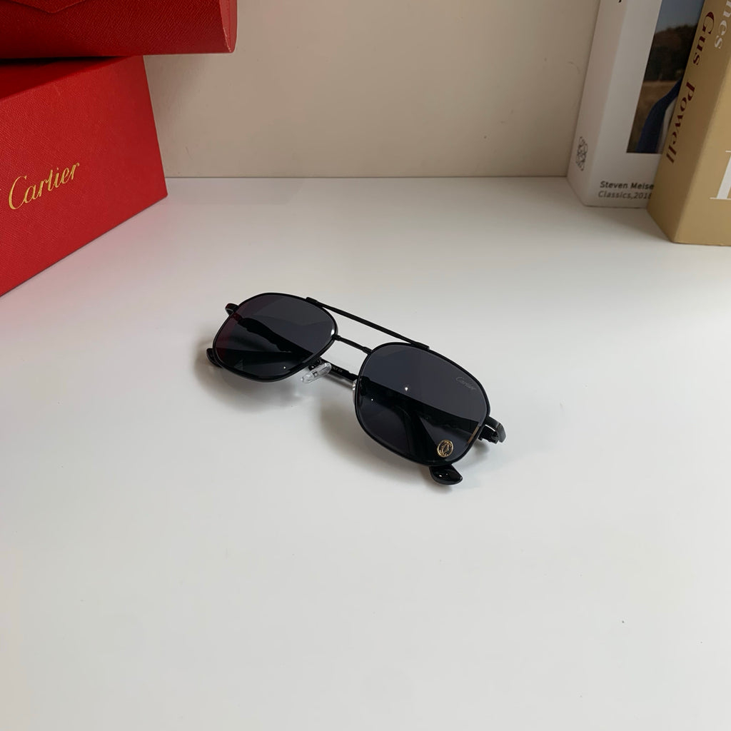 Cartier Metal Fashion Silver Lens Sunglasses for Men & Women - 465733 - detail image 4