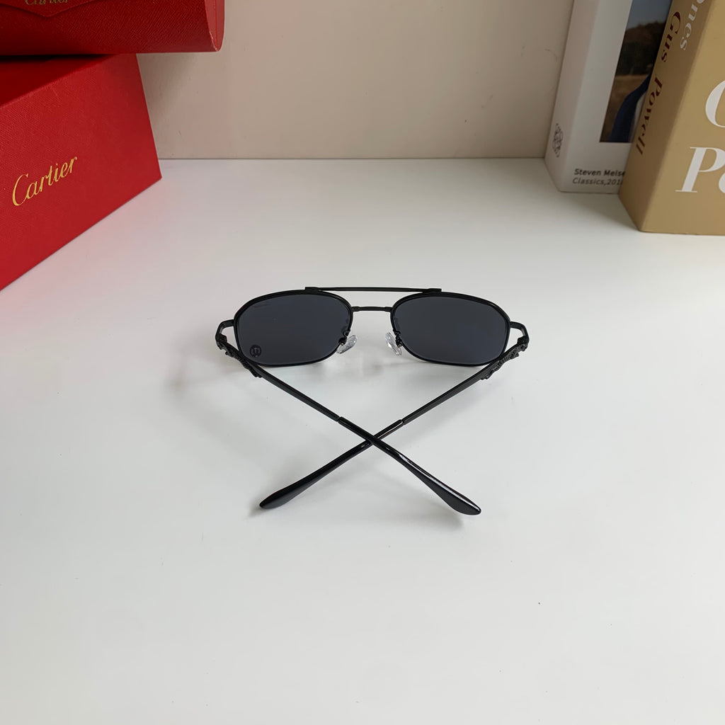 Cartier Metal Fashion Silver Lens Sunglasses for Men & Women - 382846 - detail image 6