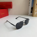 Cartier Metal Fashion Silver Lens Sunglasses for Men & Women - 382846