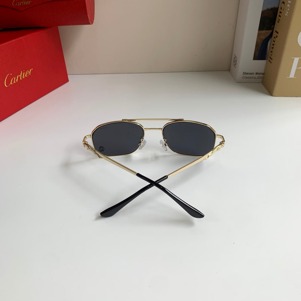 Cartier Metal Fashion Silver Lens Sunglasses for Men & Women - 382850 - detail image 7