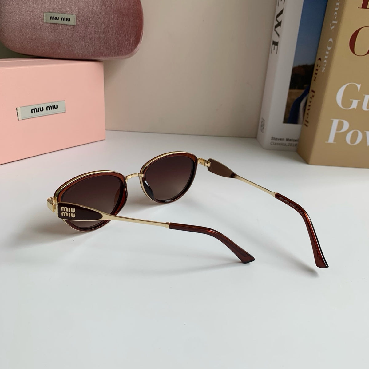 Miu Miu Metal Round Red Lens Sunglasses for Men & Women - 382984 - detail image 9