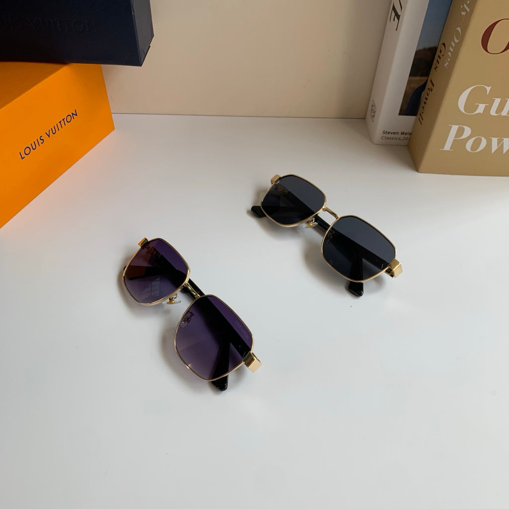 Louis Vuitton Metal Square Silver Lens Sunglasses for Men & Women - 381768 - detail image 9